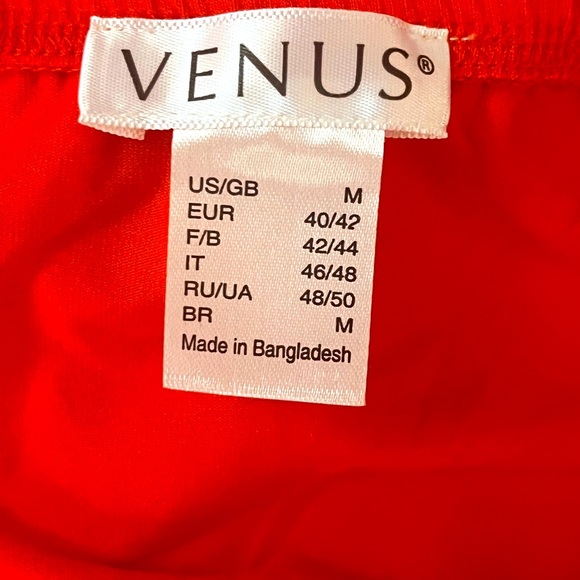 VENUS Bright Tangerine-Colored Halter Maxi Dress w Pockets Ties at Neck Backless - Picture 9 of 14